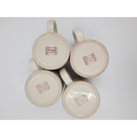 4 Meiwa Table Art Multi Color Aztec Cup Table Art Multicolor Southwest Tribal - Picture 7 of 10